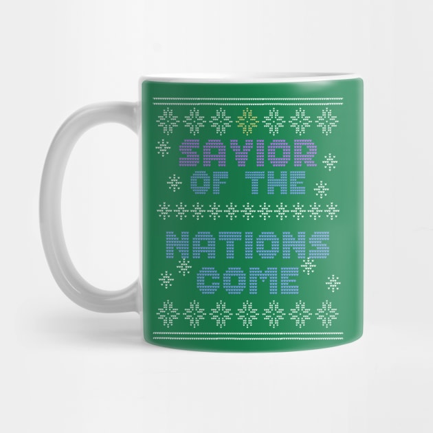 Savior of the Nations, Come! Ugly Advent Sweater Shirt by Lemon Creek Press